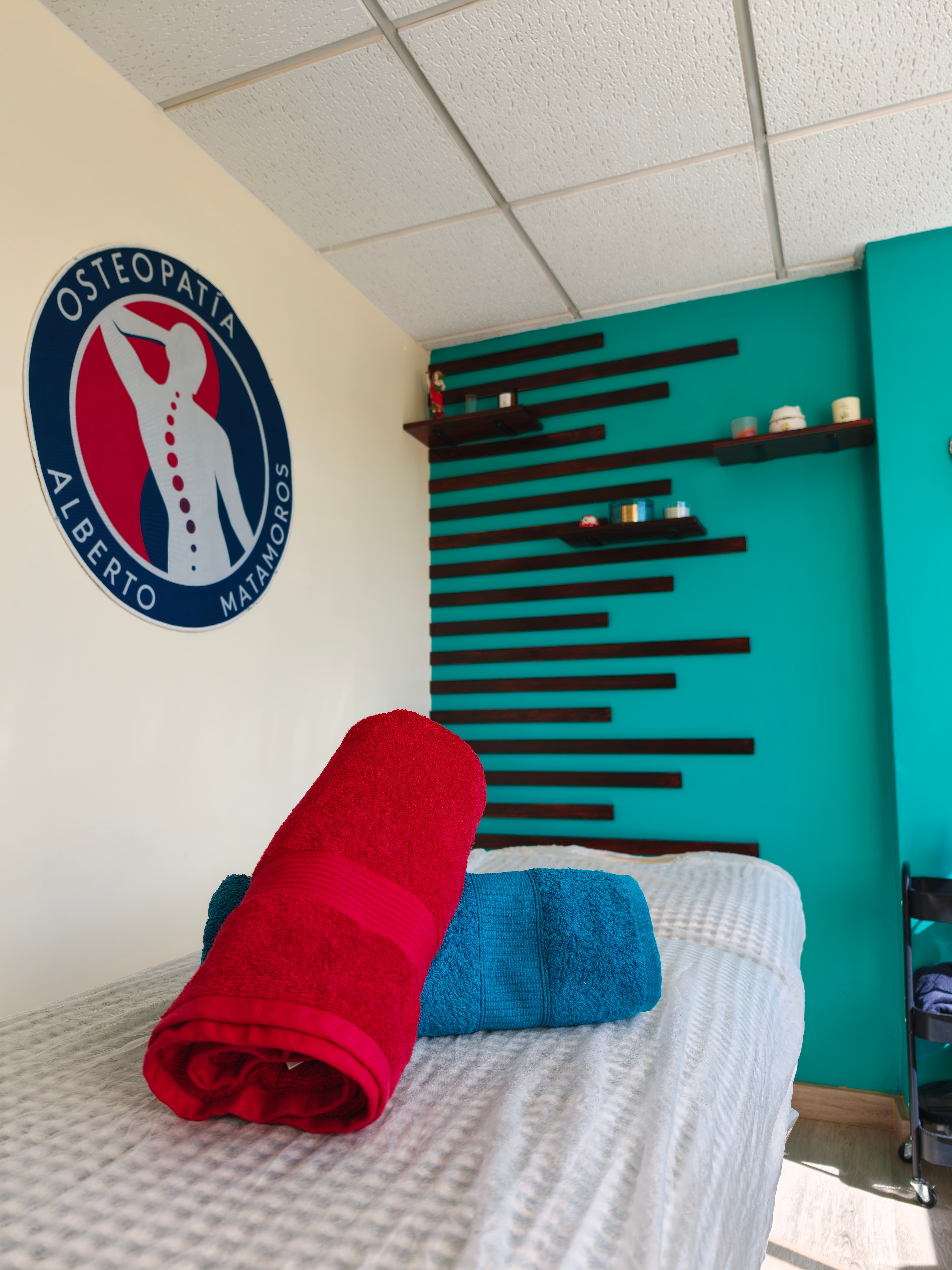 Sala de tratamiento del Centro de Osteopatía Alberto Matamoros
